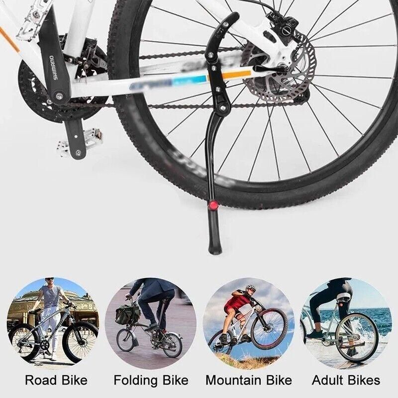 Adjustable Bike Side Kickstand 24 to 29 Inch Bicycle Parking Stand V528-BIKELEGS-BLACK-46108
