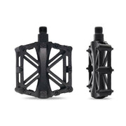 Bike Pedals Alloy Mountain Road MTB Colored Bicycle Nonslip Cycling Pedals 9/16" - Black V528-BIKEPEDALS-2PCS-BLACK-401121