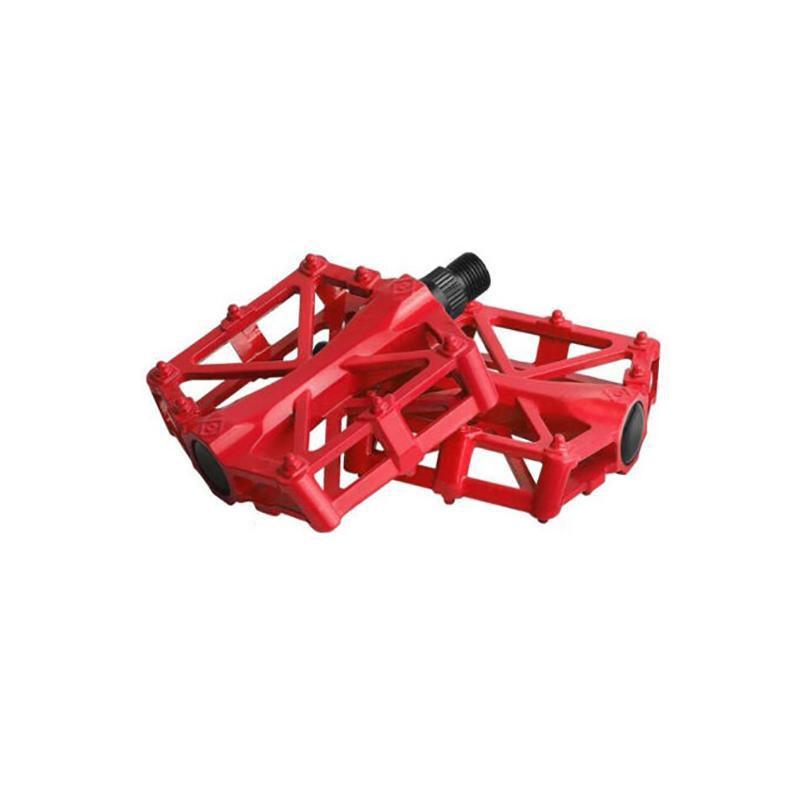 Bike Pedals Alloy Mountain Road MTB Colored Bicycle Nonslip Cycling Pedals 9/16" - Black V528-BIKEPEDALS-2PCS-BLACK-401121