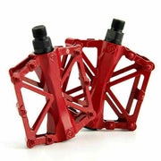 Bike Pedals Alloy Mountain Road MTB Colored Bicycle Nonslip Cycling Pedals 9/16" - Black V528-BIKEPEDALS-2PCS-BLACK-401121