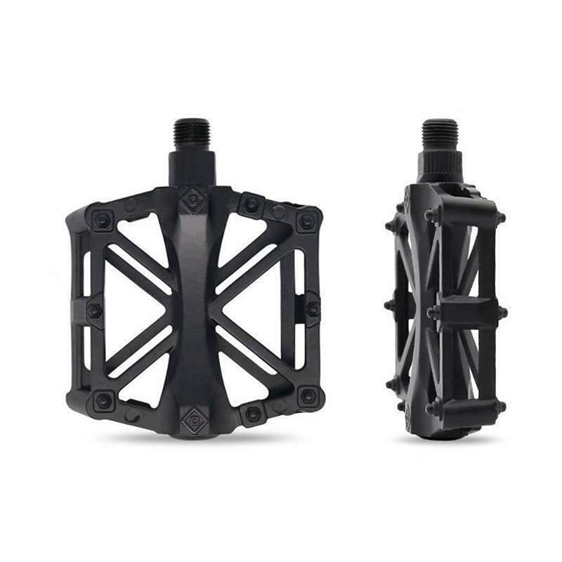 Bike Pedals Alloy Mountain Road MTB Colored Bicycle Nonslip Cycling Pedals 9/16" - Red V528-BIKEPEDALS-2PCS-RED-980638