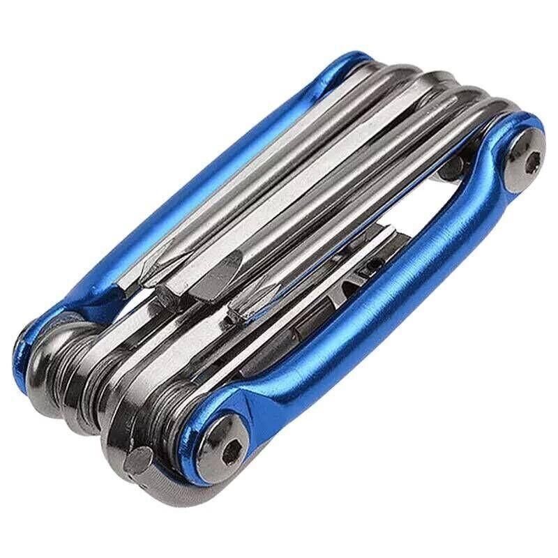 Bicycle Chain Multi-Function Bike Portable Breaker Tool Repair Kit Extractor V528-BIKEPORTABLE-BLUE-943722