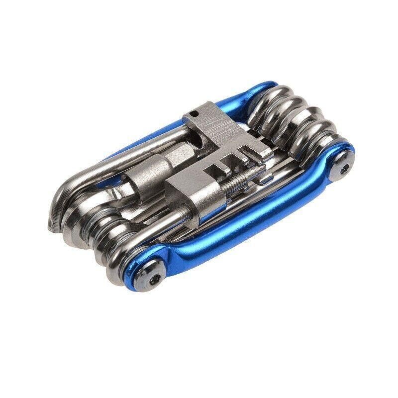 Bicycle Chain Multi-Function Bike Portable Breaker Tool Repair Kit Extractor V528-BIKEPORTABLE-BLUE-943722