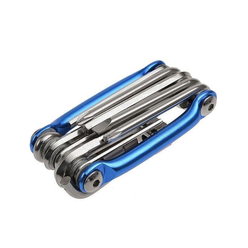 Bicycle Chain Multi-Function Bike Portable Breaker Tool Repair Kit Extractor V528-BIKEPORTABLE-BLUE-943722