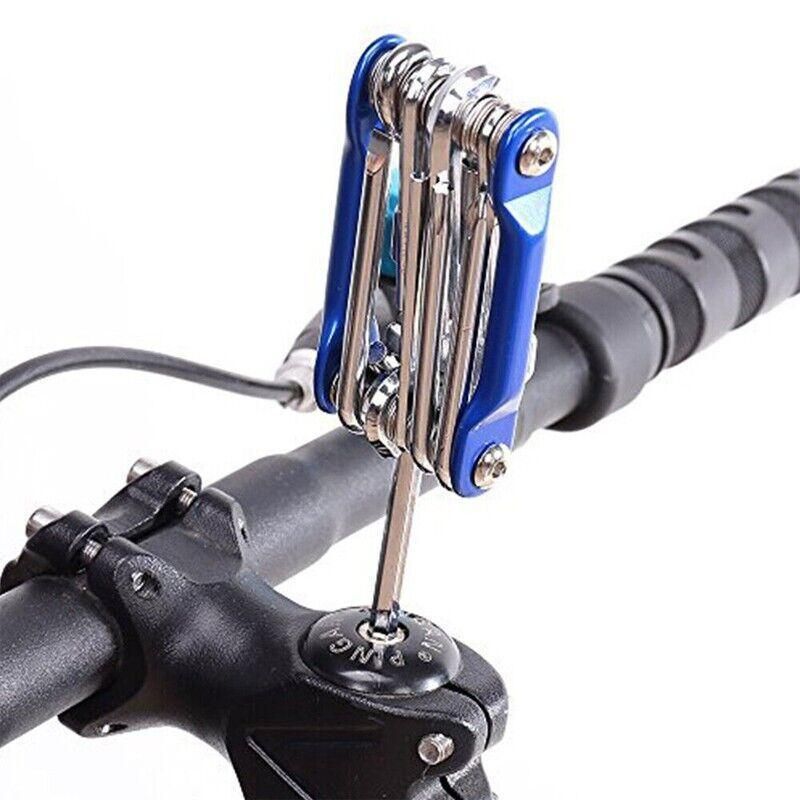 Bicycle Chain Multi-Function Bike Portable Breaker Tool Repair Kit Extractor V528-BIKEPORTABLE-BLUE-943722