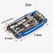 Bicycle Chain Multi-Function Bike Portable Breaker Tool Repair Kit Extractor V528-BIKEPORTABLE-BLUE-943722