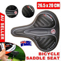 Wide Big Bum Bike Bicycle Gel Cruiser Comfort Saddle Seat Sporty Soft Cushion Au V528-BIKESEAT-642326