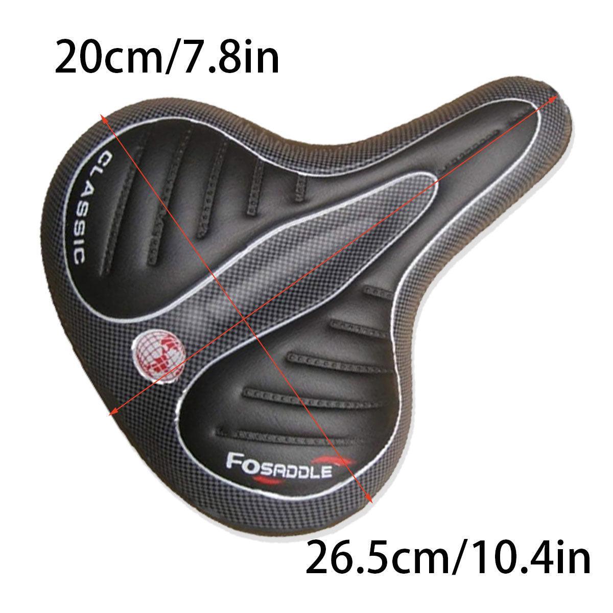 Wide Big Bum Bike Bicycle Gel Cruiser Comfort Saddle Seat Sporty Soft Cushion Au V528-BIKESEAT-642326