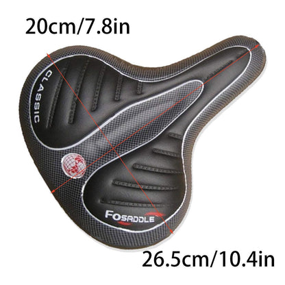 Wide Big Bum Bike Bicycle Gel Cruiser Comfort Saddle Seat Sporty Soft Cushion Au V528-BIKESEAT-642326