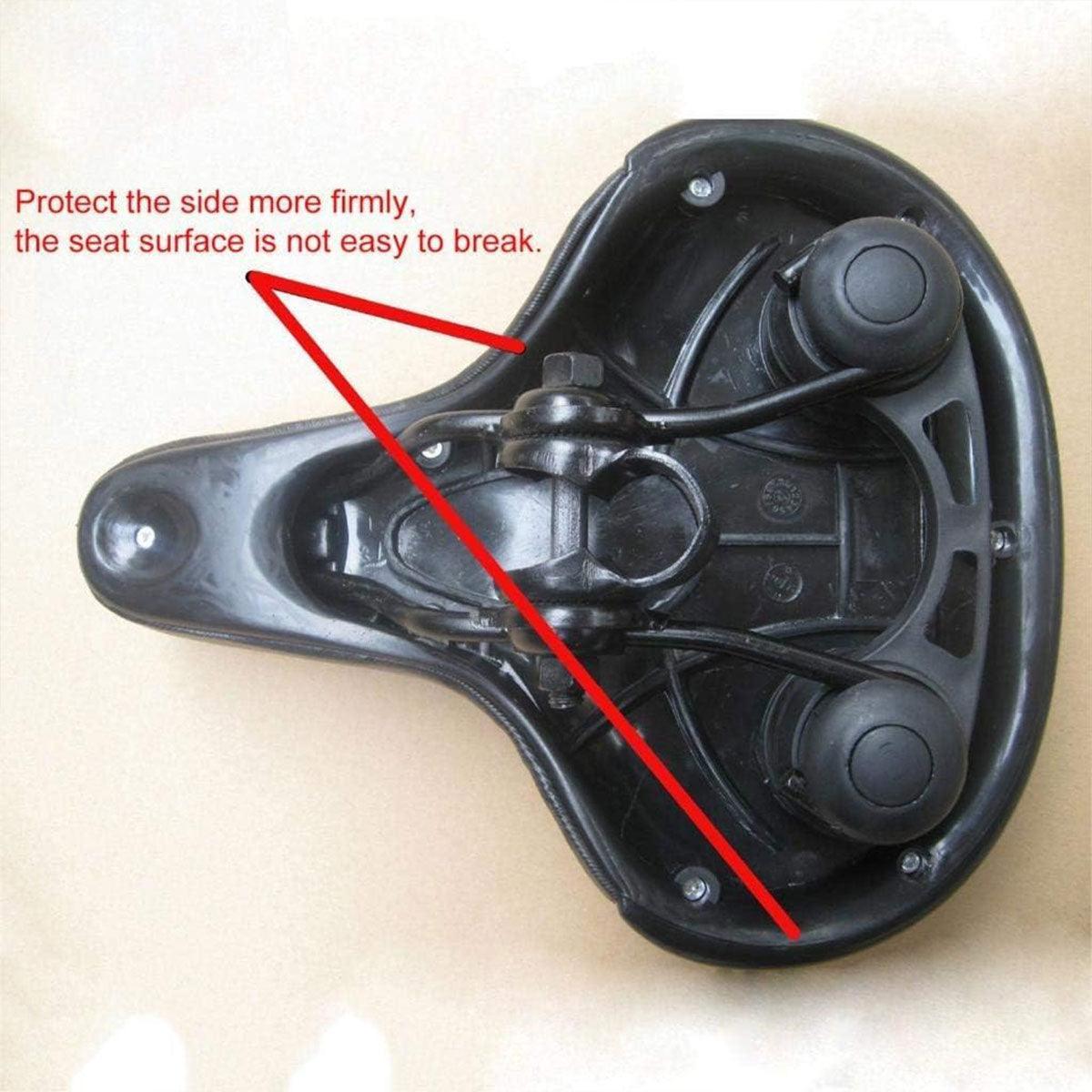 Wide Big Bum Bike Bicycle Gel Cruiser Comfort Saddle Seat Sporty Soft Cushion Au V528-BIKESEAT-642326