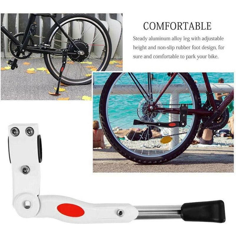 Rear Adjustable Kickstand for Mountain Bicycle Road Bike Parking Support Leg - Black V528-BIKESTAND-BLACK-324657