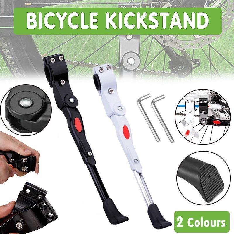 Rear Adjustable Kickstand for Mountain Bicycle Road Bike Parking Support Leg - White V528-BIKESTAND-WHITE-944541