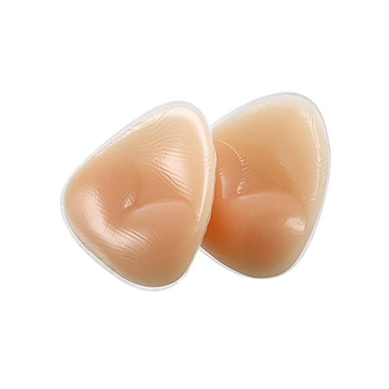 Triangle Push-Up Silicone Bra Inserts Breasts Pad Bikini Bra Cleavage Enhancers - Transparent-Big V528-BIKINIBRA-TRA-BIG-413351