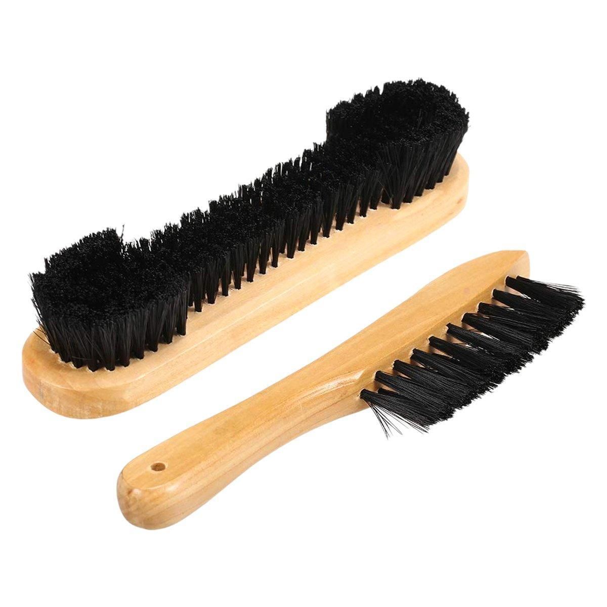 2PCS Brush Rail Brush Set Billiard Table Cleaning Kit Pool Table Corner Brush V528-BILLIARD-BRUSH-WOOD-433271