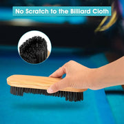 2PCS Brush Rail Brush Set Billiard Table Cleaning Kit Pool Table Corner Brush V528-BILLIARD-BRUSH-WOOD-433271