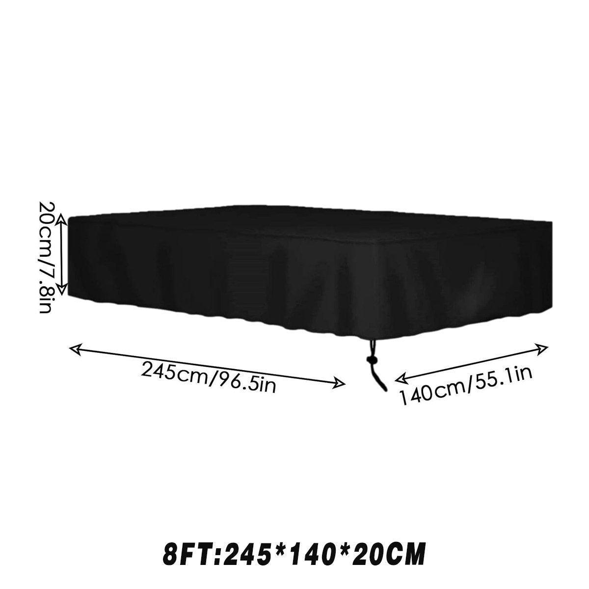 Waterproof Oxford Cloth Billiards Table Cover Dustproof Pool Table Protector V528-BILLIARD-TABLE-COVER-8FT-744465