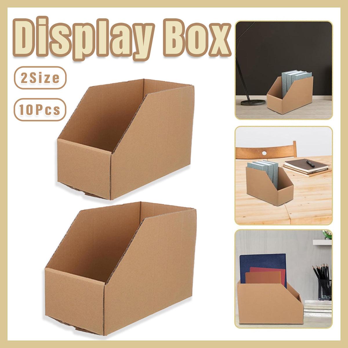 10pcs Slanted Display Boxes for Sorting Organising Storage Containers Organizer - 40cm x 18cm x 22cm V528-BIN-10PCS-40-18-22-321387