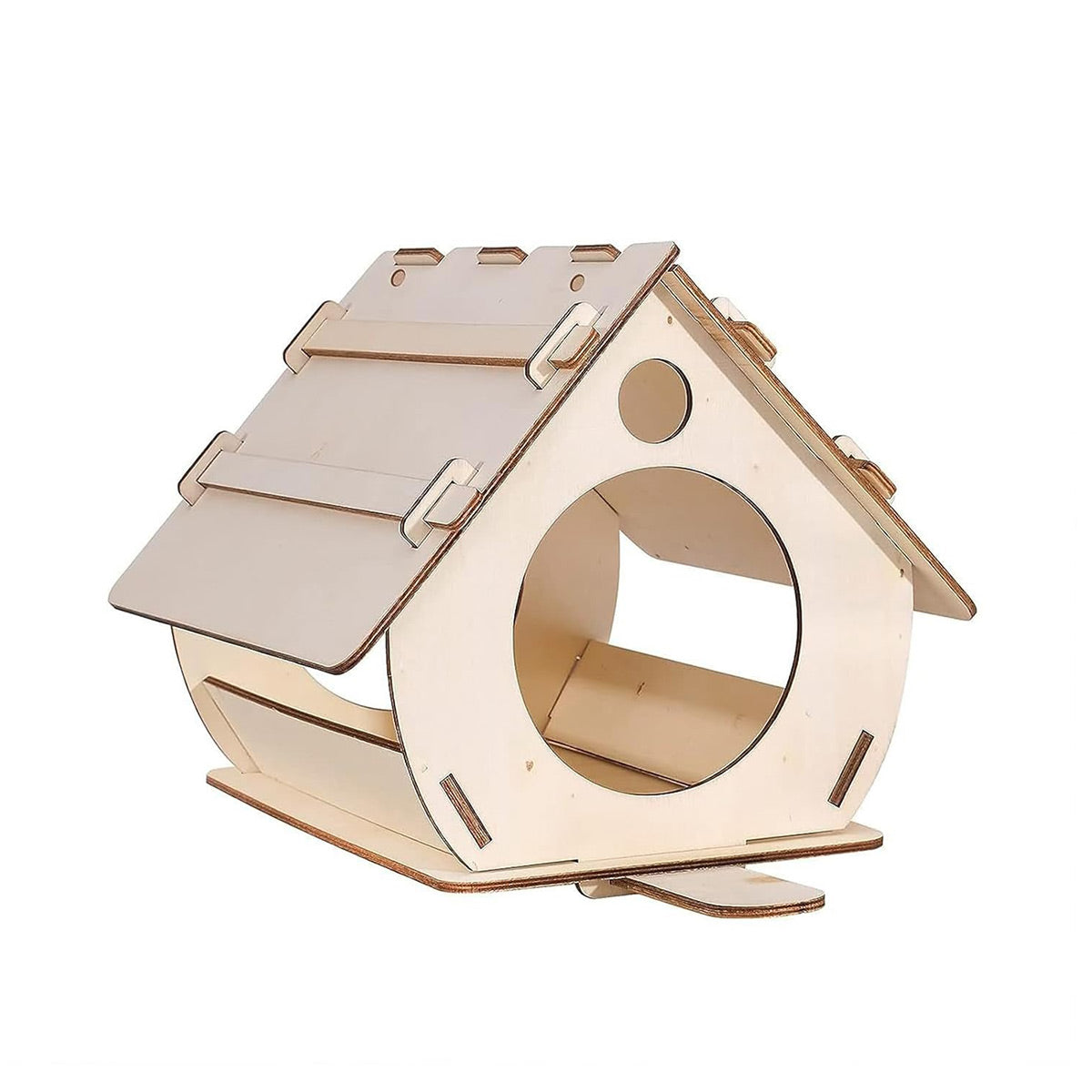 Hanging Bird House Nest Feeder Outdoor Garden Cage Shelter For Small Wild Birds V528-BIRD-22-14-18CM-138330