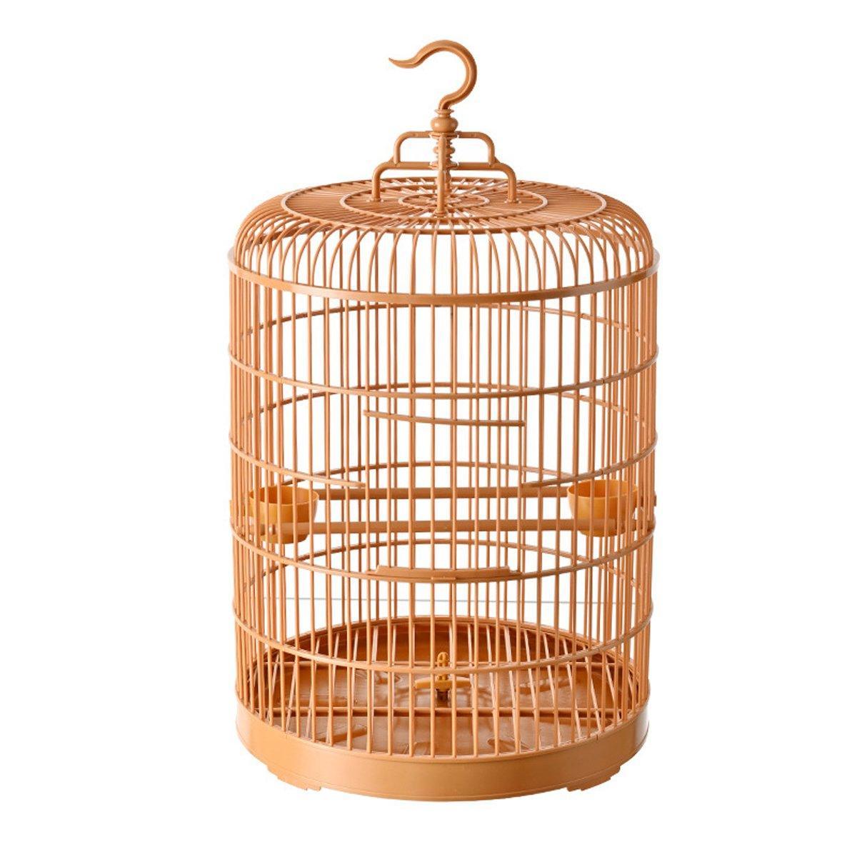 Luxury Portable Bird Cage Round Design Travel Pet Carrier for Small Birds V528-BIRD-CAGE-668300