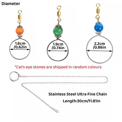 Parrot Neck Collar Stainless Steel Bird Chain Training Adjustable Bird Leash - M-Diameter 1.9cm V528-BIRD-CHAIN-MYS-M-725664