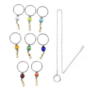 Parrot Neck Collar Stainless Steel Bird Chain Training Adjustable Bird Leash - S-Diameter 1.6cm V528-BIRD-CHAIN-MYS-S-277931