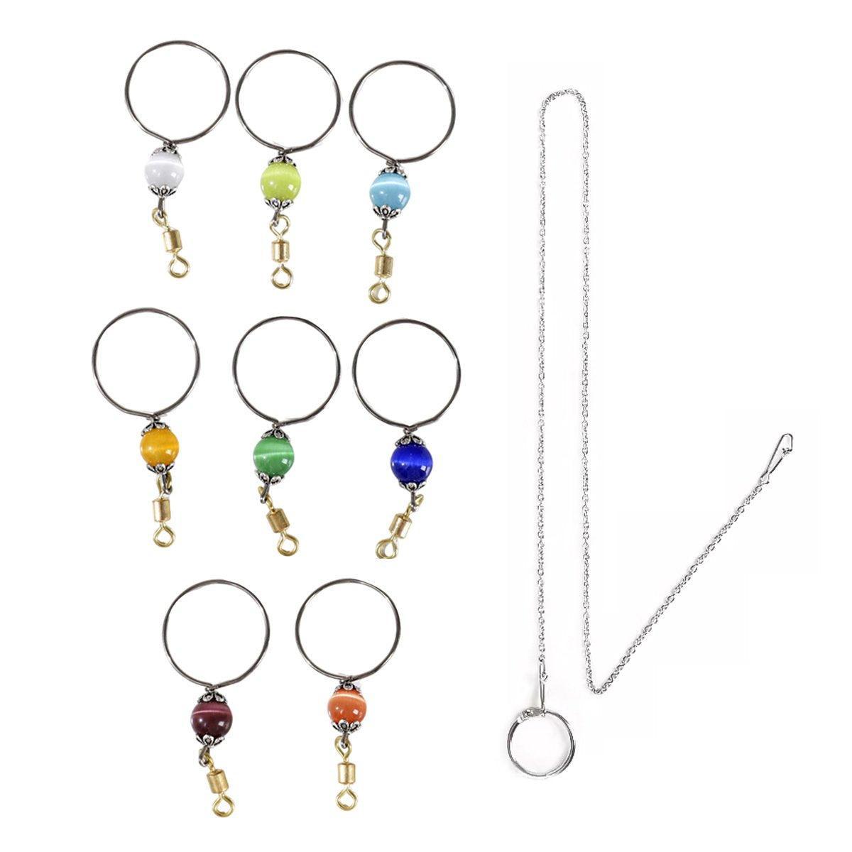 Parrot Neck Collar Stainless Steel Bird Chain Training Adjustable Bird Leash - S-Diameter 1.6cm V528-BIRD-CHAIN-MYS-S-277931