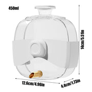 450ml Parrot Water Bottle Bird Drinker Feeder Large Capacity for Birds and Pet V528-BIRD-DRINKER-715830