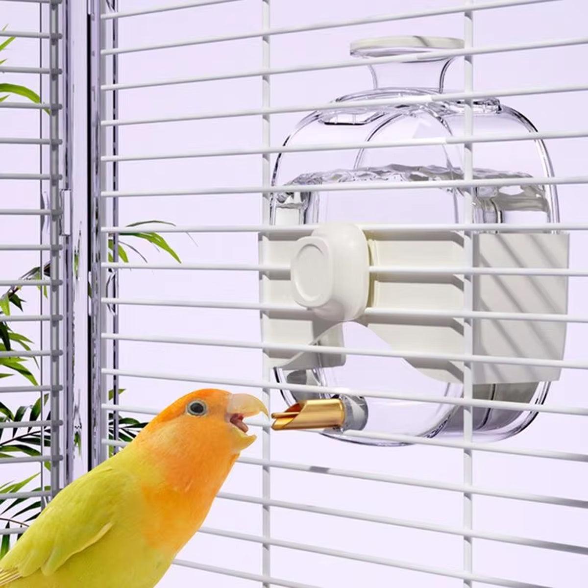 450ml Parrot Water Bottle Bird Drinker Feeder Large Capacity for Birds and Pet V528-BIRD-DRINKER-715830