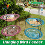 Outdoor Hanging Bird Feeder Bath Garden Patio Decoration for Attracting Birds - Purple V528-BIRD-FEEDER-2-PURPLE-414024