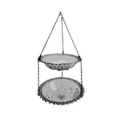 Outdoor Hanging Bird Feeder Bath Garden Patio Decoration for Attracting Birds - Purple V528-BIRD-FEEDER-2-PURPLE-414024