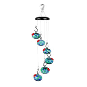 Hanging Hummingbird Feeder Outdoor Garden Nectar Dispenser Attracting Birds - Red Green V528-BIRD-FEEDER-B-611388