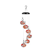 Hanging Hummingbird Feeder Outdoor Garden Nectar Dispenser Attracting Birds - Red Green V528-BIRD-FEEDER-B-611388