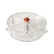 Parrot Foraging Toy Bird Chew Wheel Food Dispenser Divider Box Cage Accessory - Blue V528-BIRD-FEEDER-BLUE-244150