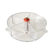 Parrot Foraging Toy Bird Chew Wheel Food Dispenser Divider Box Cage Accessory - Transparent V528-BIRD-FEEDER-TM-719438