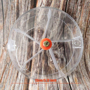 Parrot Foraging Toy Bird Chew Wheel Food Dispenser Divider Box Cage Accessory - Transparent V528-BIRD-FEEDER-TM-719438