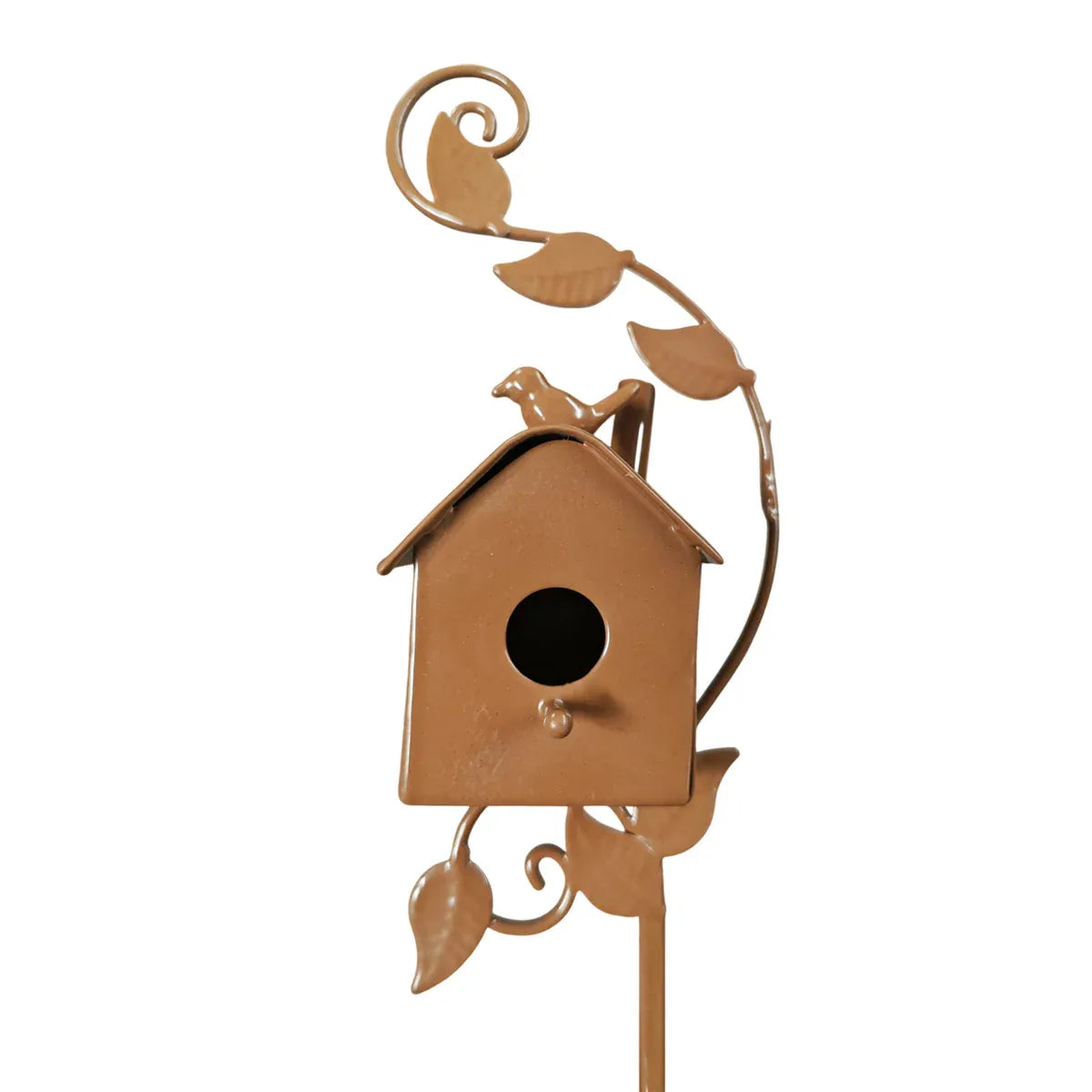 Birdhouse Garden Stakes Outdoor Yard Ornaments for Lawn and Garden Decoration - D V528-BIRD-HOUSE-D-942193