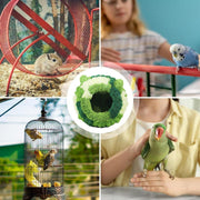 Hanging Warm Cotton Nest Hammock Cozy Bed for Parrots and Other Bird Species - Blue V528-BIRD-NEST-BLUE-558361