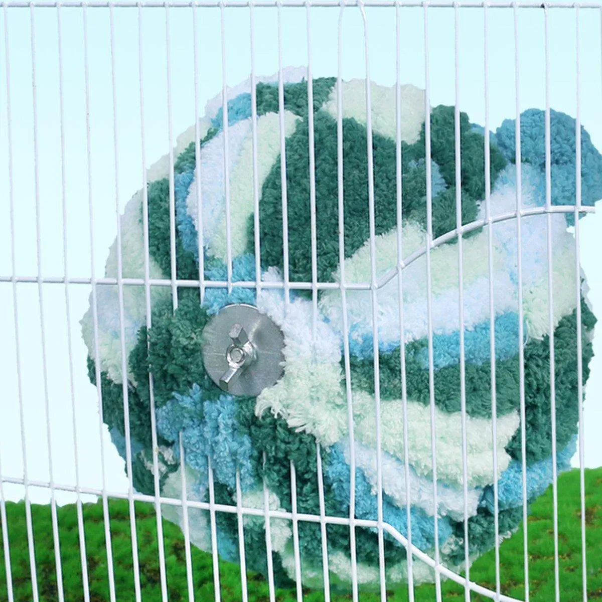 Hanging Warm Cotton Nest Hammock Cozy Bed for Parrots and Other Bird Species - Blue V528-BIRD-NEST-BLUE-558361