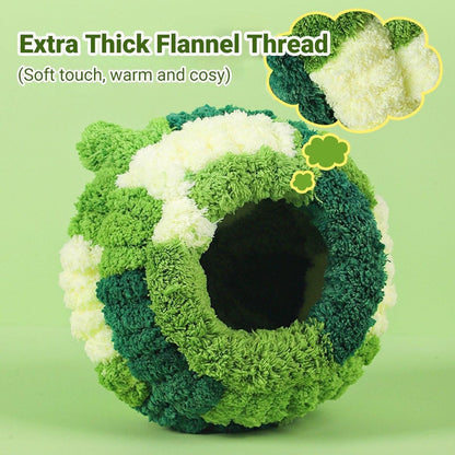 Hanging Warm Cotton Nest Hammock Cozy Bed for Parrots and Other Bird Species - Green V528-BIRD-NEST-GREEN-568531