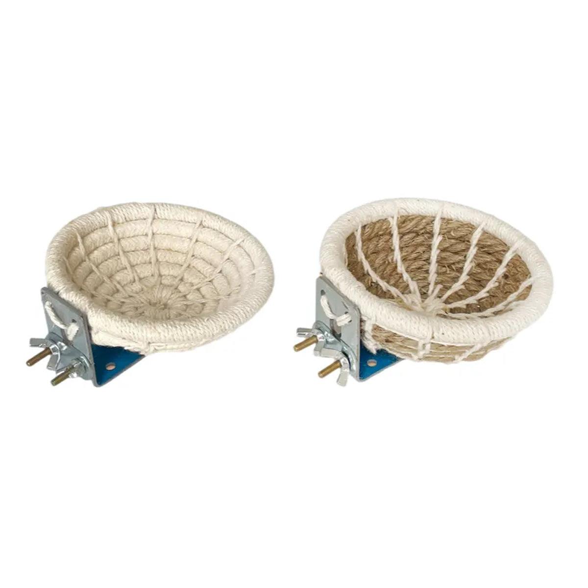 Birds Nest Parrot Straw Nest for Small Animal Nesting Material Bedding - Hemp Rope V528-BIRD-NEST-MA-L-644254