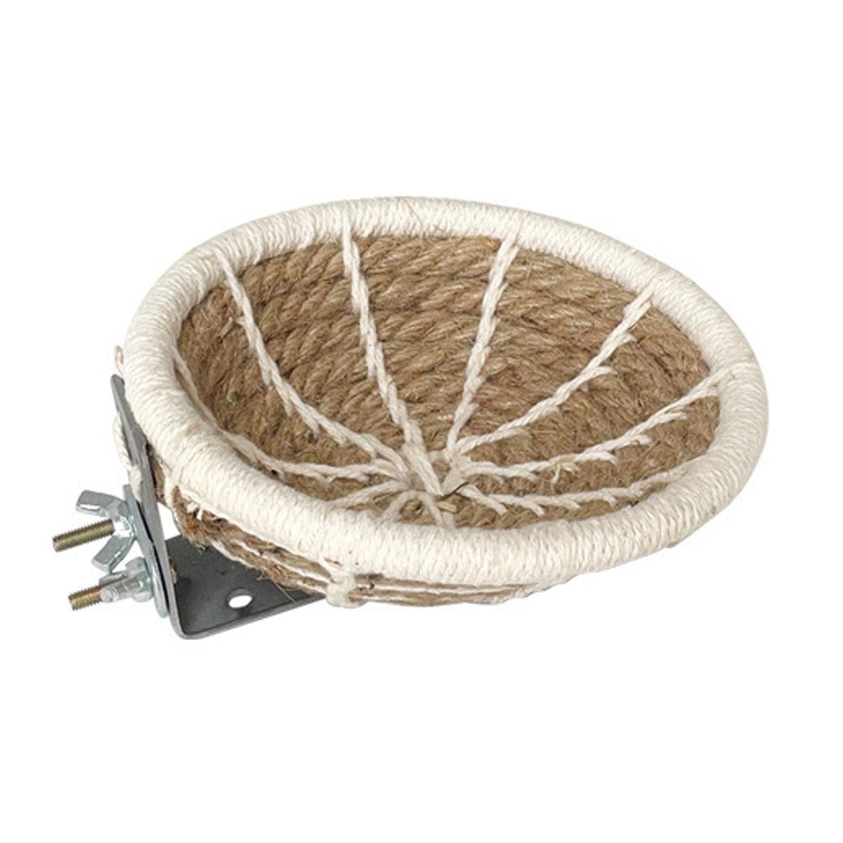 Birds Nest Parrot Straw Nest for Small Animal Nesting Material Bedding - Hemp Rope V528-BIRD-NEST-MA-L-644254