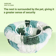 Parrot Winter Warm Nest Fluffy Cotton Hanging Bed Colourful Bird Cage House - Pink V528-BIRD-NEST-MHT-254657
