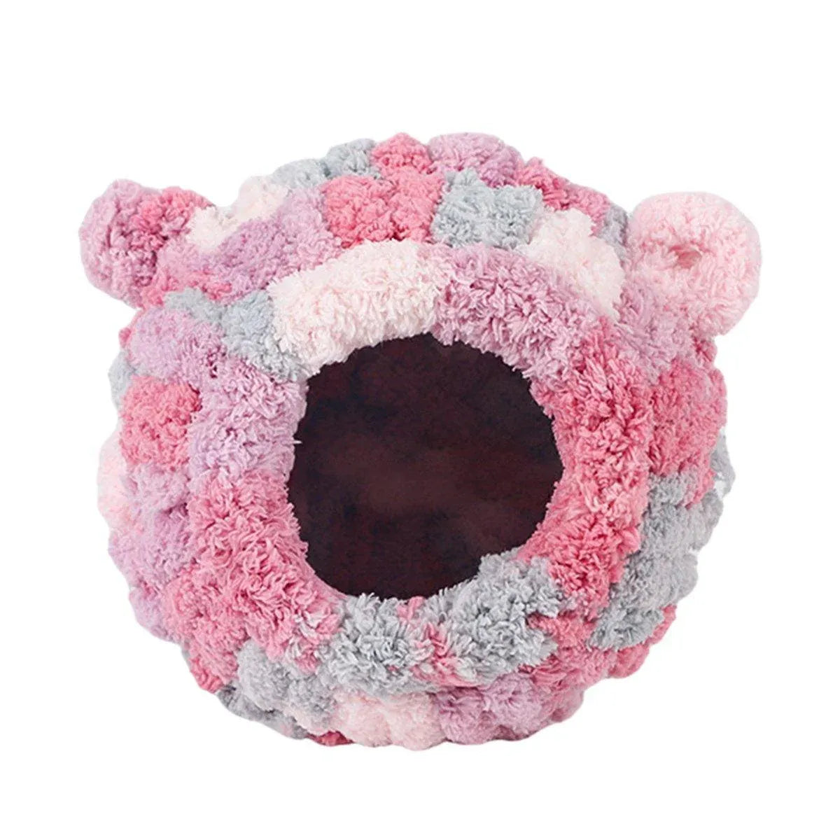 Hanging Warm Cotton Nest Hammock Cozy Bed for Parrots and Other Bird Species - Pink V528-BIRD-NEST-PINK-268470