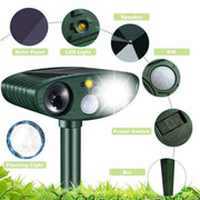Solar Powered Ultrasonic Animal Bird Repeller Outdoor Pest Insect Control Device V528-BIRD-REPELLER-945602