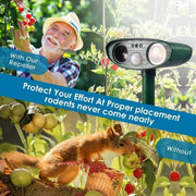 Solar Powered Ultrasonic Animal Bird Repeller Outdoor Pest Insect Control Device V528-BIRD-REPELLER-945602