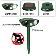 Solar Powered Ultrasonic Animal Bird Repeller Outdoor Pest Insect Control Device V528-BIRD-REPELLER-945602