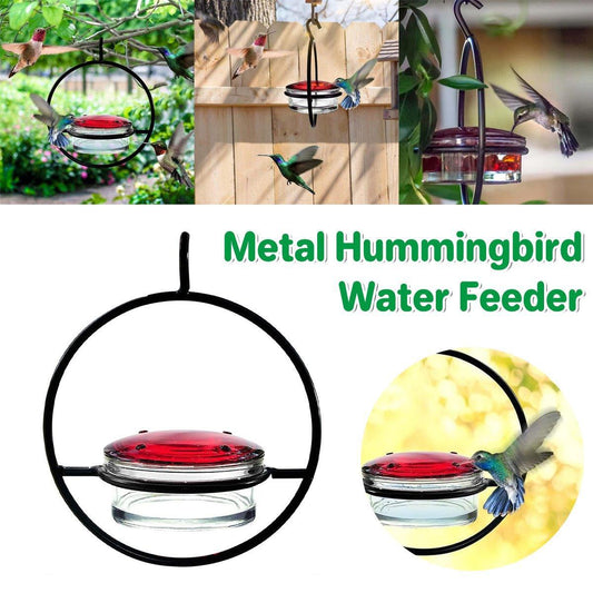 Metal Hummingbird Feeder Simple Design Durable Outdoor Garden Bird Water Feeder V528-BIRD-WATER-BOWL-A-282693