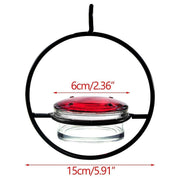 Metal Hummingbird Feeder Simple Design Durable Outdoor Garden Bird Water Feeder V528-BIRD-WATER-BOWL-A-282693