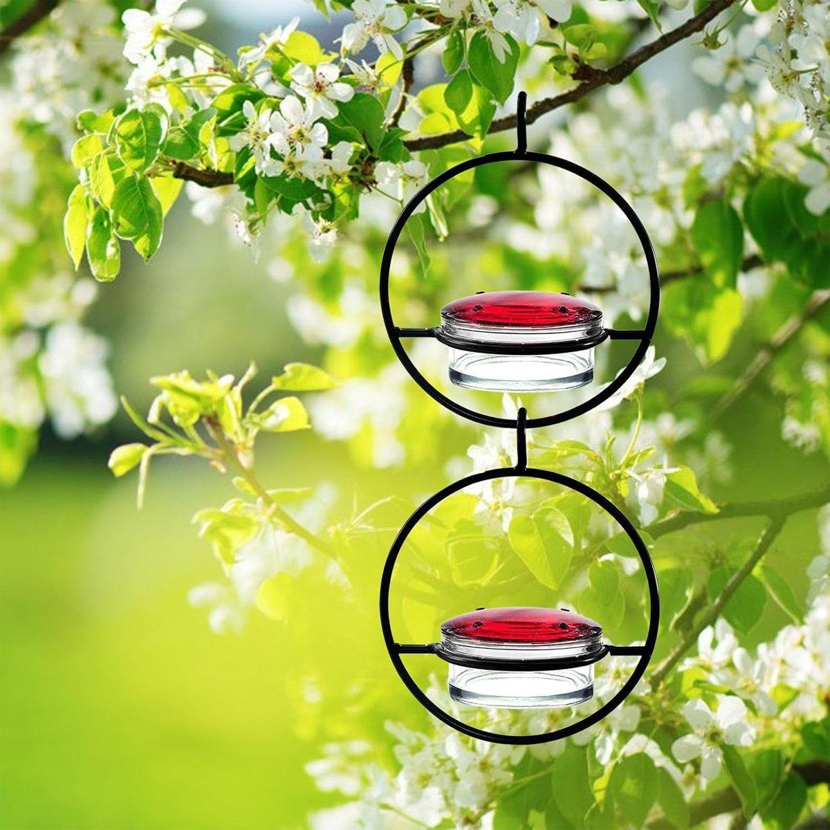 Metal Hummingbird Feeder Simple Design Durable Outdoor Garden Bird Water Feeder V528-BIRD-WATER-BOWL-A-282693