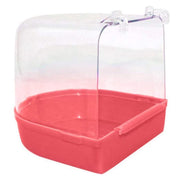 Bird Water Bath Tub For Pet Cage Hanging Bowl Parrot Birdbath Pet Cleaning - Blue V528-BIRDBATHTUB-BLUE-250647